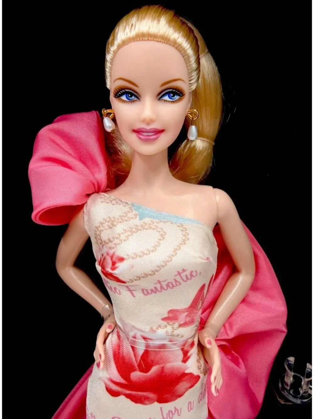 Rose Splendor Barbie Doll Avon Pink Label Robert Best T4349